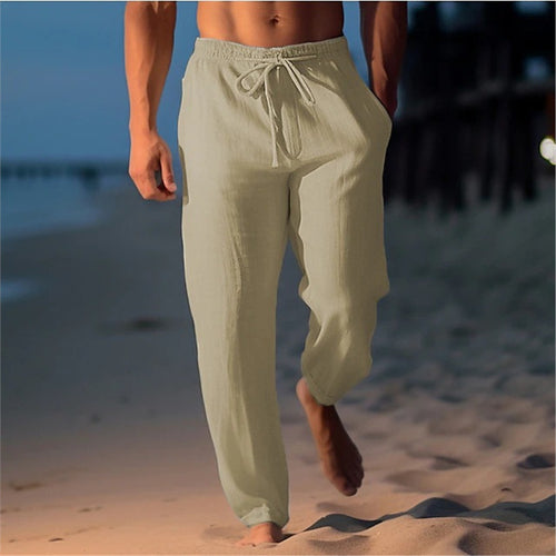 Breathable beach pants for men with adjustable belt Amarae