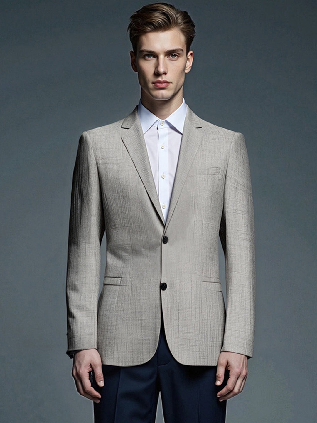 Modern Slim-Fit Blazer for men with textured surface Lune London