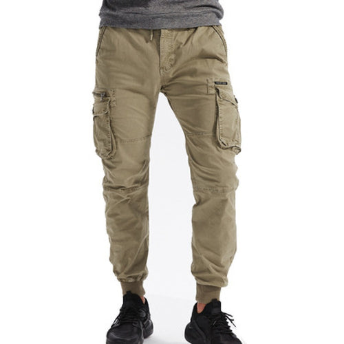 Men's cargo pants with practical pockets and elastic waistband Amarae