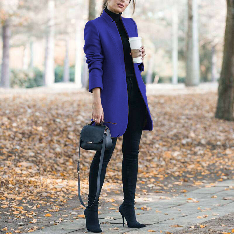 Amarae | Coat - Tailored - Wool blend - Knee length - Minimalist design