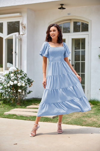 Maxi dress for women with slightly voluminous sleeves Amarae