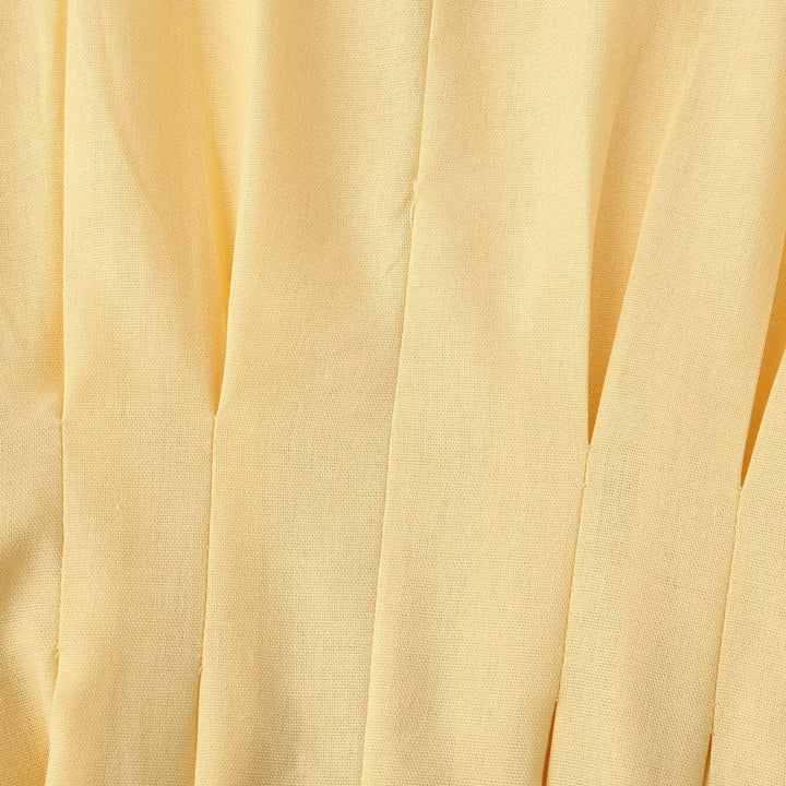 Women's maxi dress with pleated waist, wide skirt and dropped sleeves Amarae