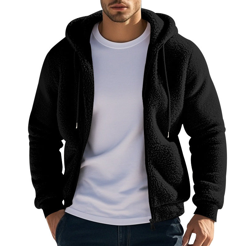 Men's fleece jacket with oversized cut Lune London