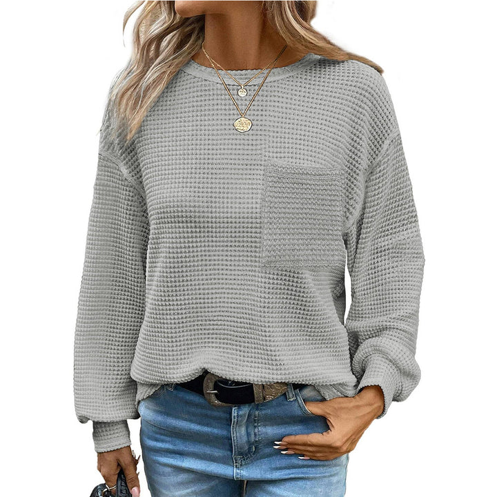 Casual sweatshirt for women with structure and chest pocket Lune London