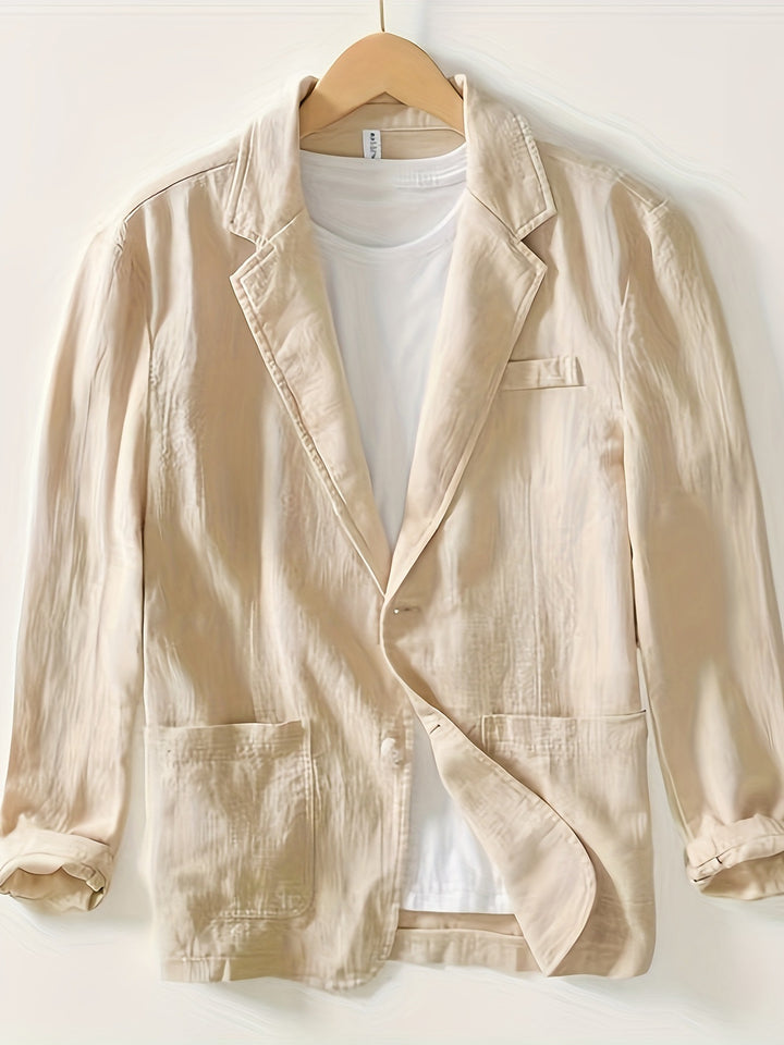 Ladies elegant and lightweight blazer with button closure Lune London