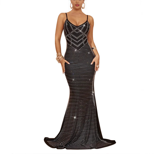 Women Sparkling Sequin Dress Evening Dress Amarae