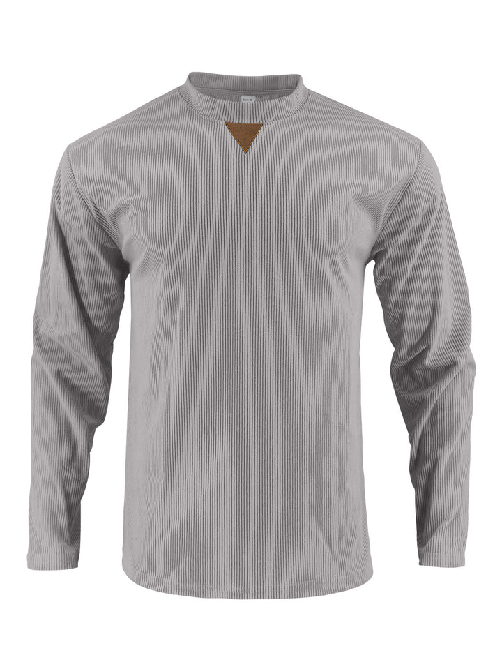 Men's long sleeve sports T-shirt with innovative structured design Lune London