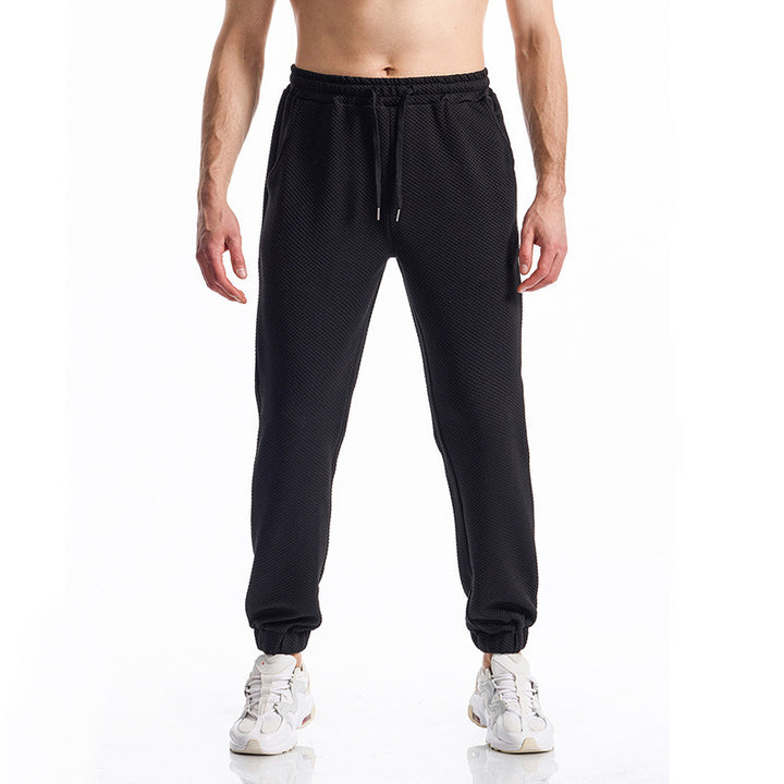 Comfortable sports pants for men with elastic waistband and modern side pockets Lune London
