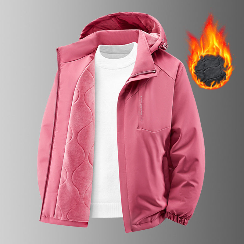 Women's insulated thermal winter jacket with hood and soft fleece lining Amarae