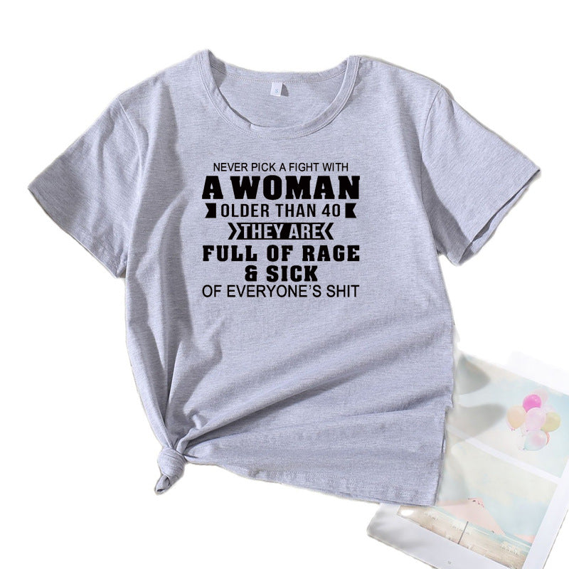 Women Comical Statement T-shirt Lune London