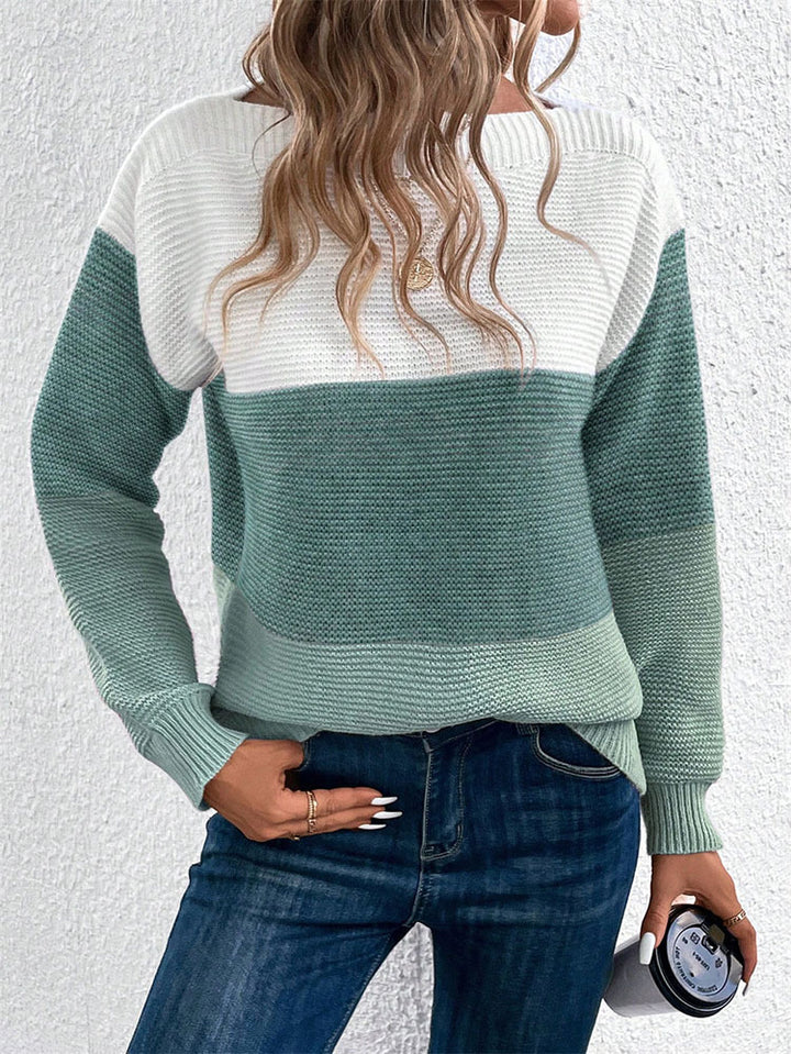 Chic and stylish striped sweater and knit elegant and comfortable for ladies