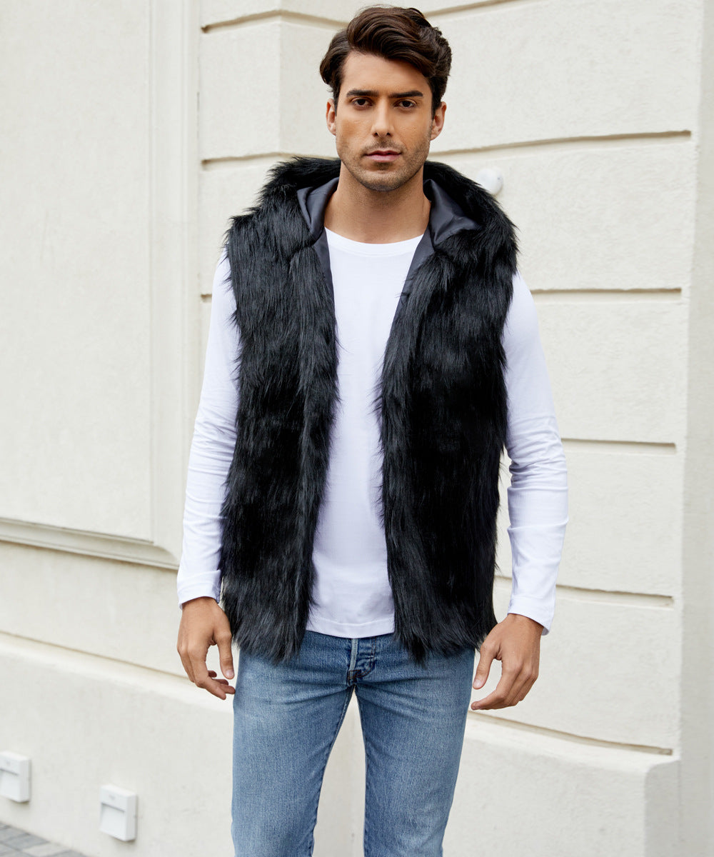 Men's Chic and Stylish Faux Fur Vest