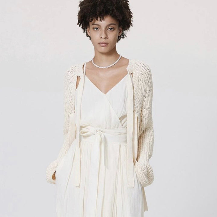 Cardigan tricoté aéré pour femmes avec coupe ouverte Chic & Stil