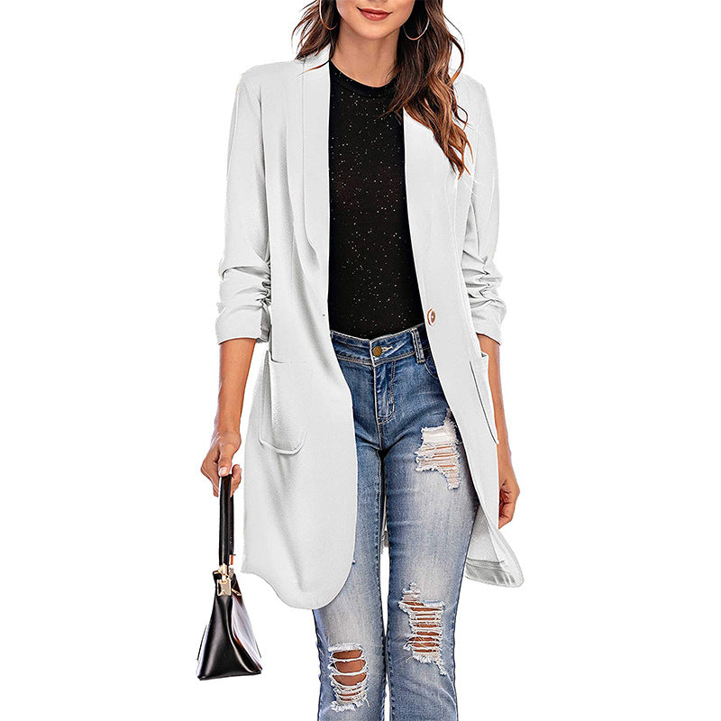 Stretch blazer for women with a modern fit and Lune London pockets