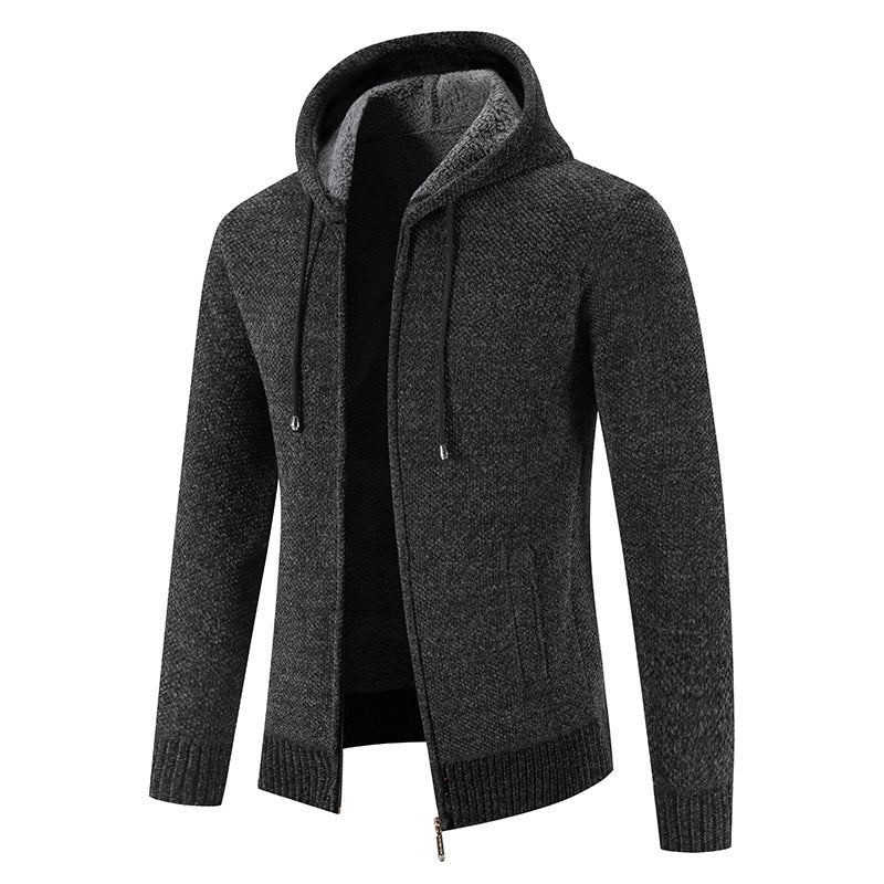 Hooded jacket for men with soft lining and innovative design Lune London
