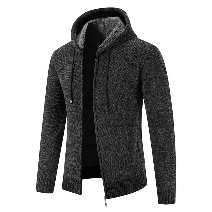 Hooded jacket for men with soft lining and innovative design Lune London