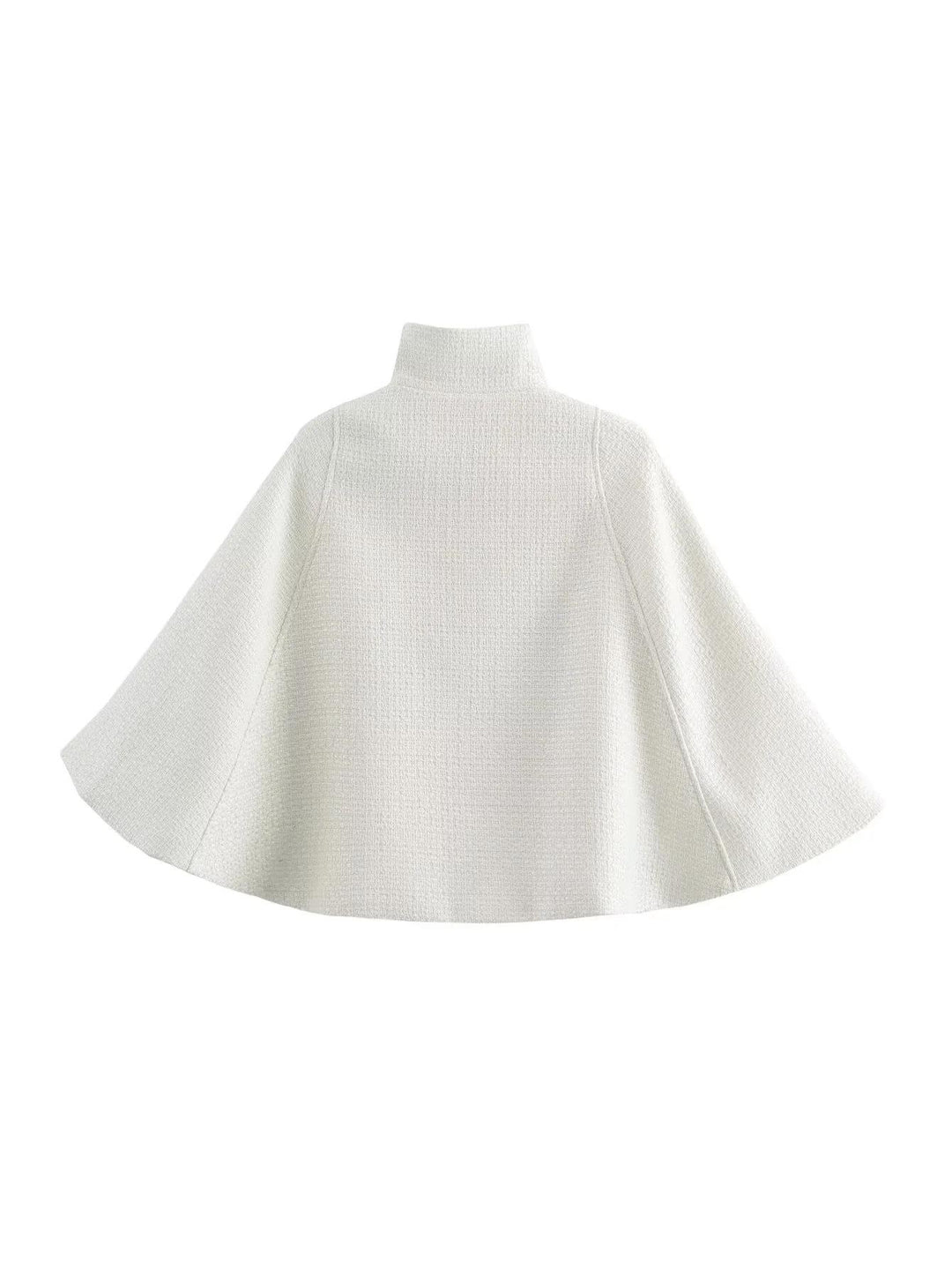 Elegant coat jacket for women in structured fabric Amarae