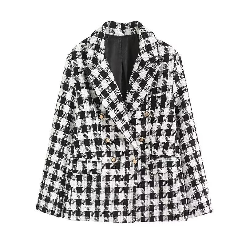 Plaid lined jacket for women Lune London