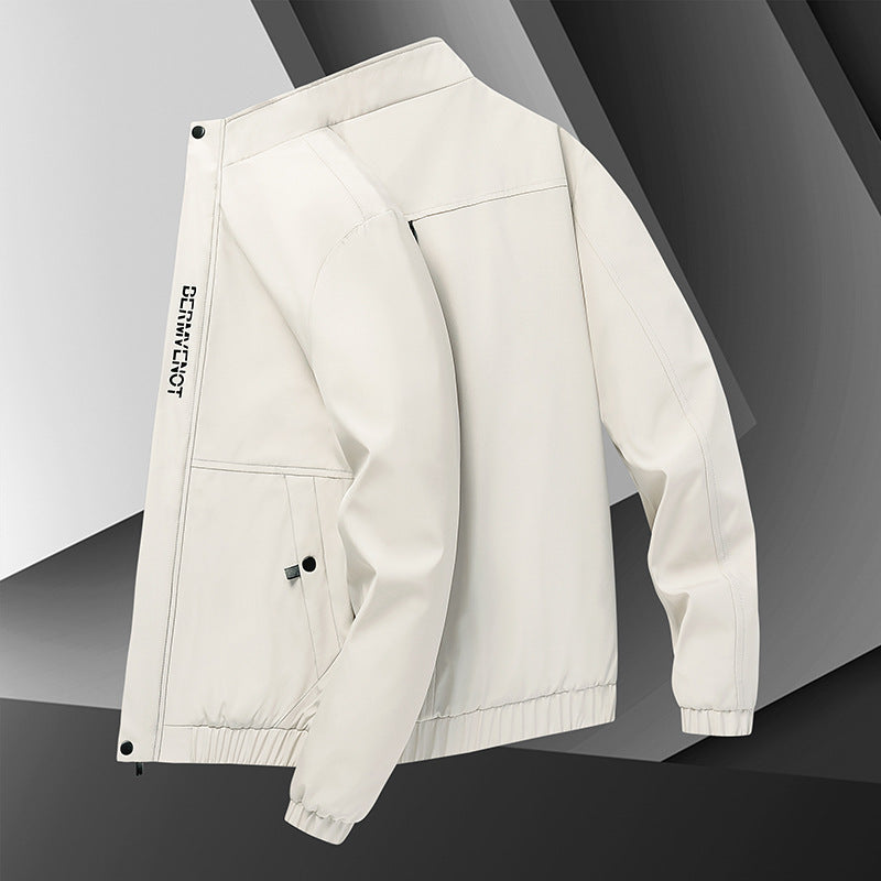 Trendy men’s transitional jacket with adjustable sleeves and practical pockets Lune London