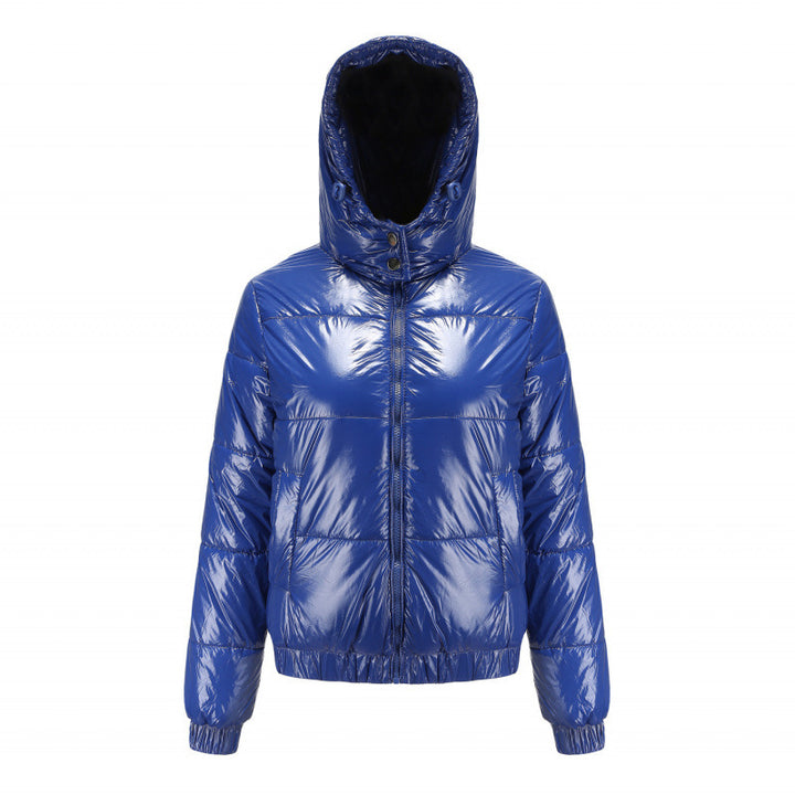 Ladies winter coat shiny Amarae