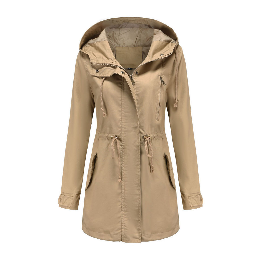 Functional jacket for women with adjustable waist and zipper Lune London