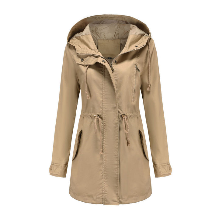 Functional jacket for women with adjustable waist and zipper Lune London