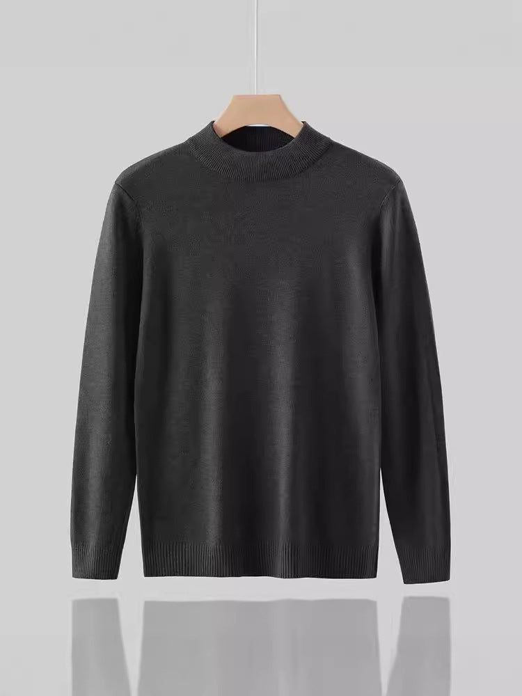 High quality cotton turtleneck sweater for men Lune London