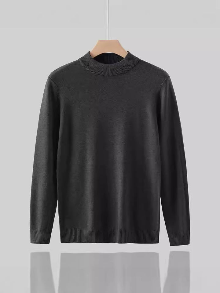 High quality cotton turtleneck sweater for men Lune London