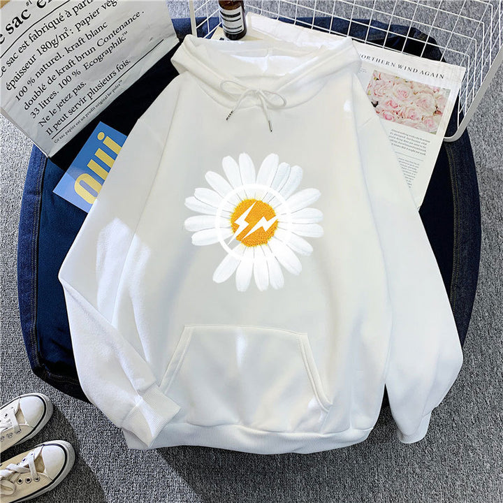 Women's hoodie with floral design Chic & Stil
