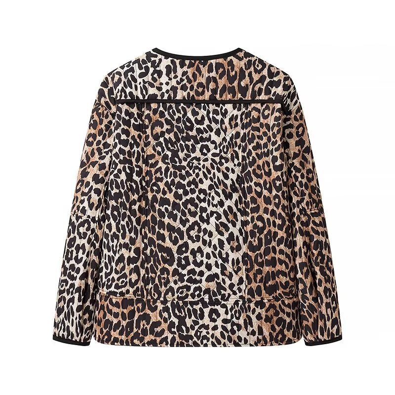 Veste de mode pour femmes dans un motif léopard tendance Chic & Stil