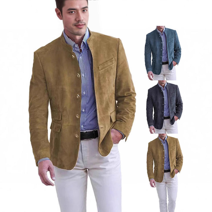 Elegant suede jacket for men with a modern design Lune London