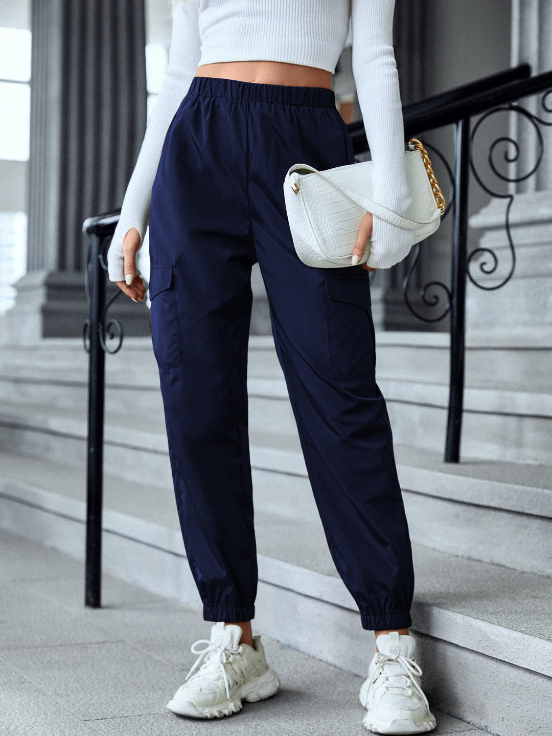 Lune London women's leisure cargo pants