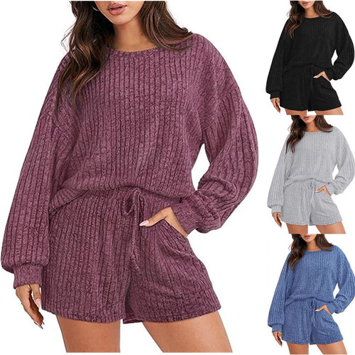 Amarae Women's Comfortable Ribbed Lounge Set