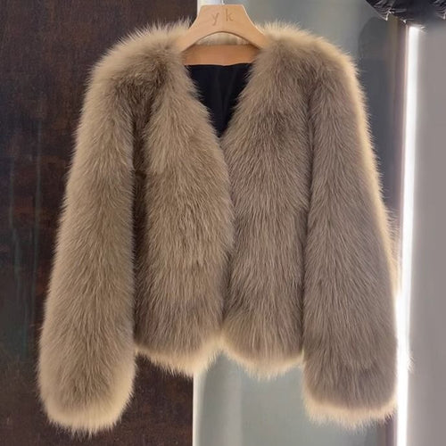 Veste en fausse fourrure élégante pour femmes Chic & Stil