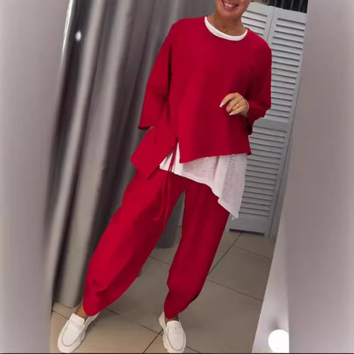 Ladies casual lounge set with stylish accents Amarae