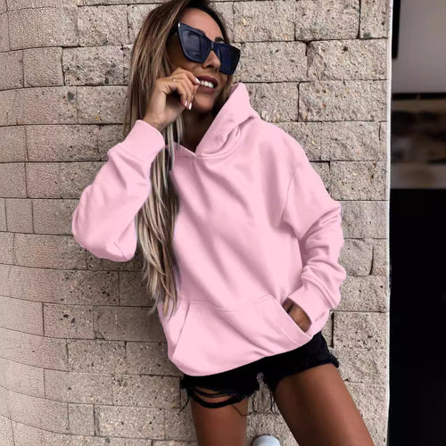 Women's Hoodie with Soft Fleece Lining and Casual Fit Amarae