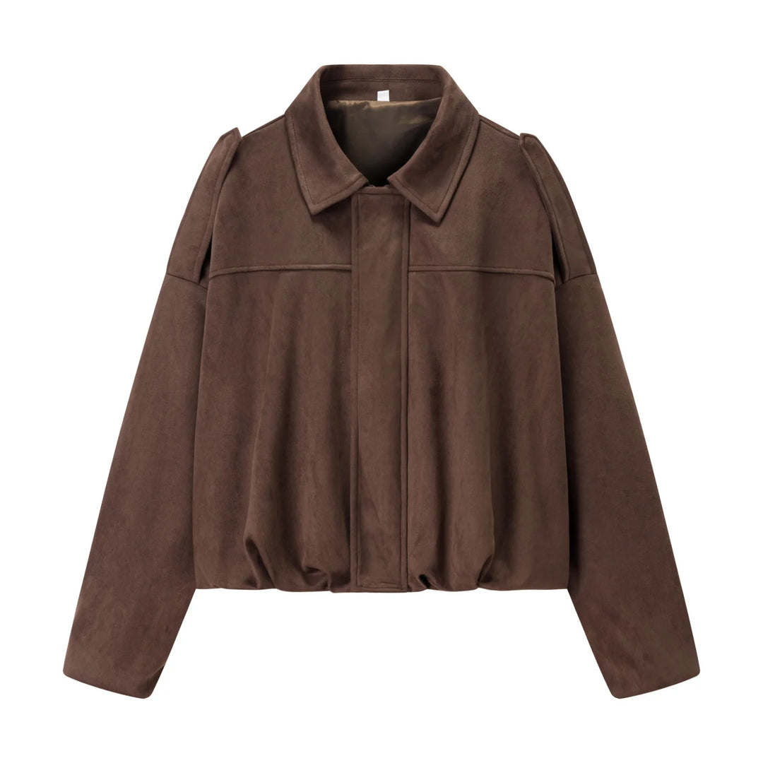 Trendy cropped jacket for women with comfortable cuffs and an elegant collar Lune London