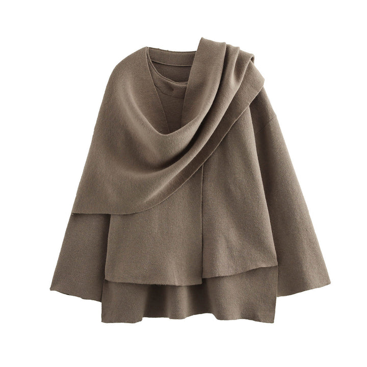 Amarae | Oversized jacket with scarf - Comfortable and warm - Perfect for winter