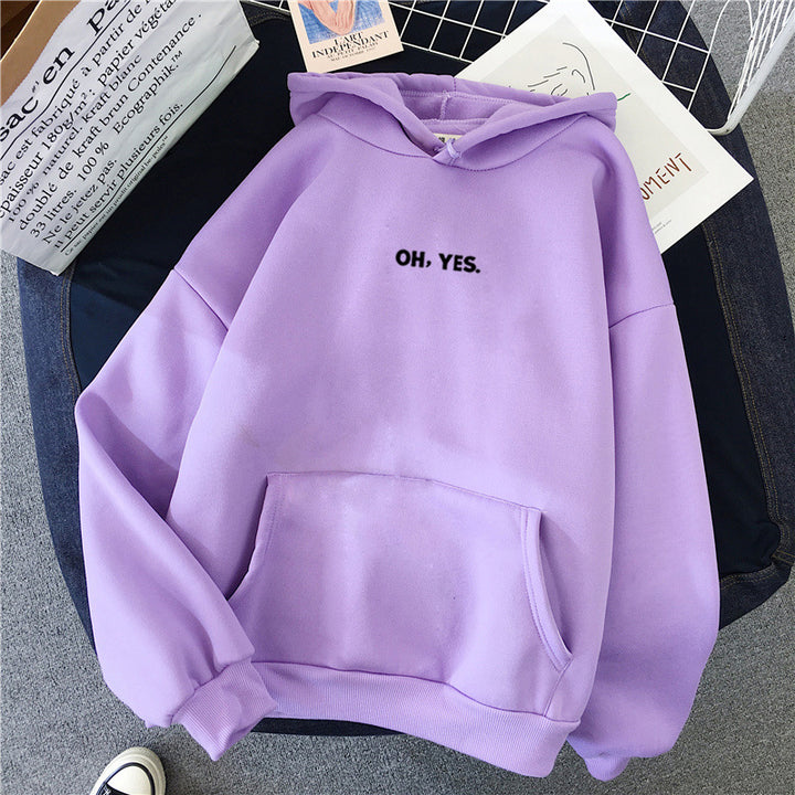 Women's Cozy Hoodie with Casual Print Chic & Stil