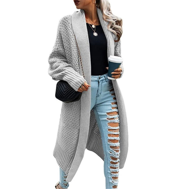 Cardigan en maille épaisse pour femmes avec coupe décontractée et structure de couture élégante Chic & Stil