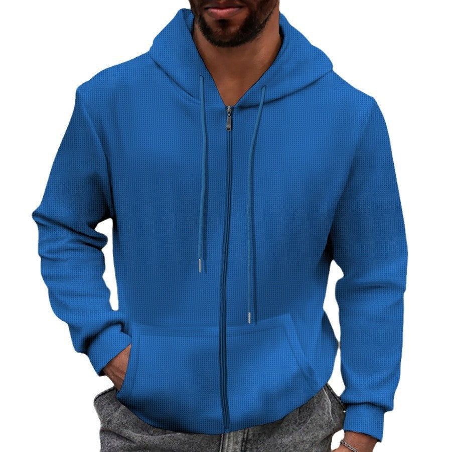 Sporty hooded sweatshirt for men with breathable properties and a handy zipper Lune London
