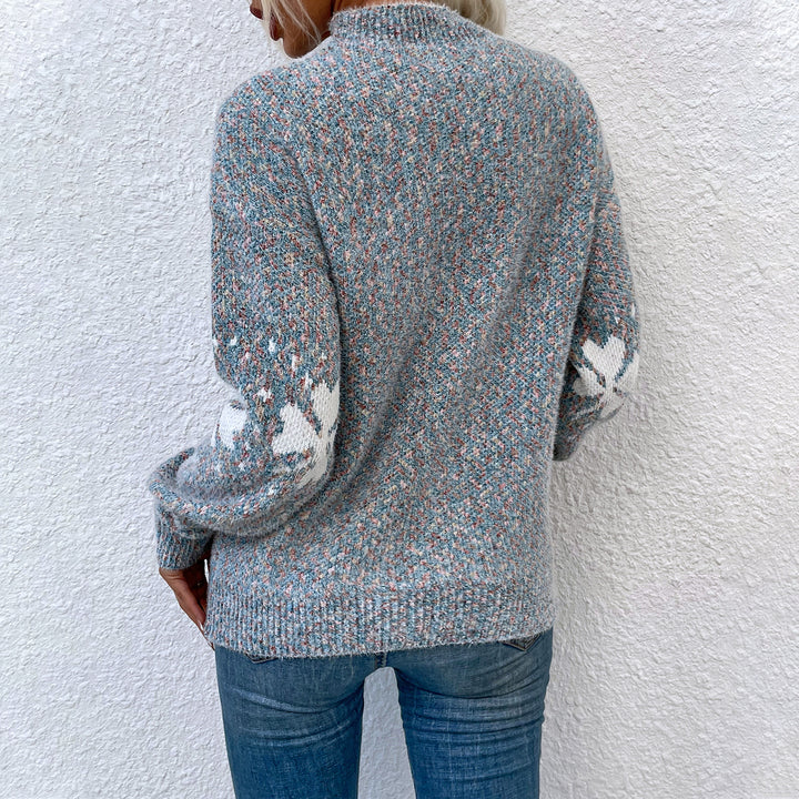 Women's sweater with decorative pattern Lune London