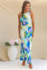 Light summer dress with floral pattern and V-neck for everyday wear Lune London