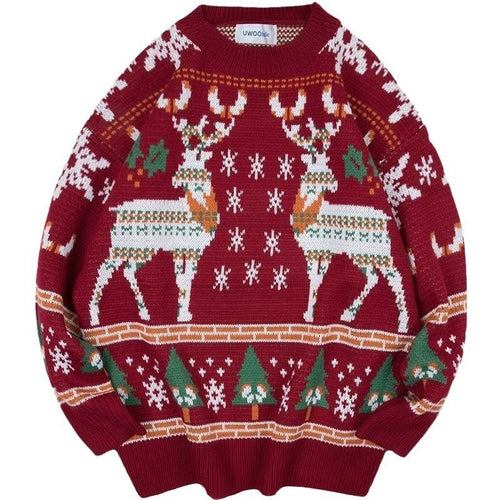 Chic Christmas sweater for ladies with Christmas patterns Amarae