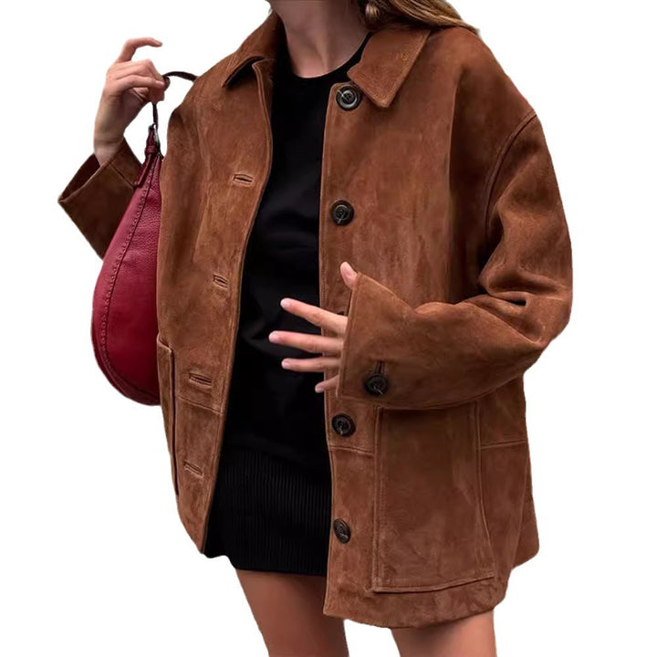 Wild velvet jacket for women in a casual chic style