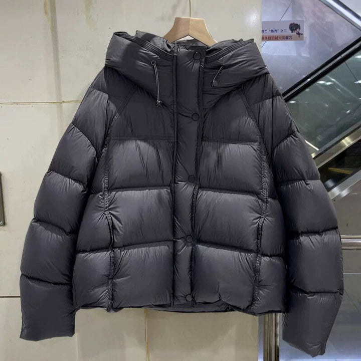 Women's down jacket with hood Lune London