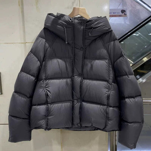 Women's down jacket with hood Amarae
