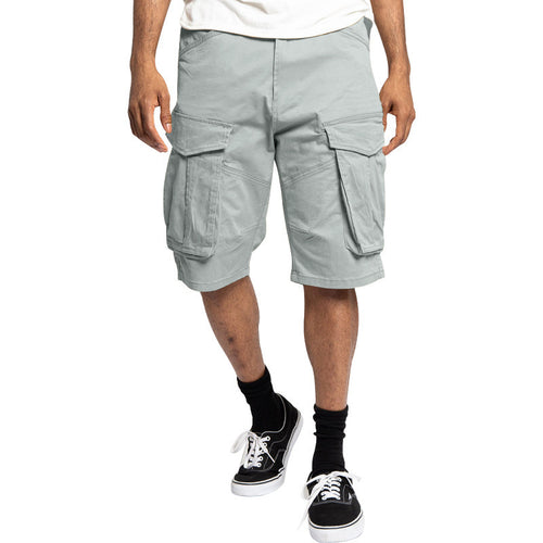 Shorts cargo pour hommes avec poches polyvalentes et taille élastique Amarae