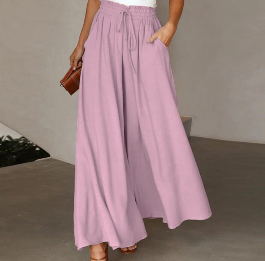 Lune London Wide Leg Casual Pants for Women