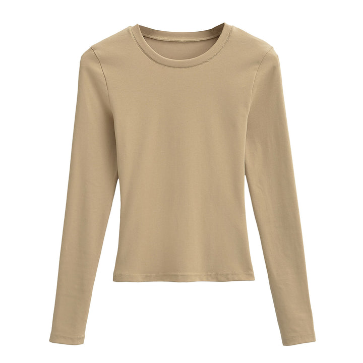 Women Long Sleeve T-shirt in Soft Cotton Blend Lune London